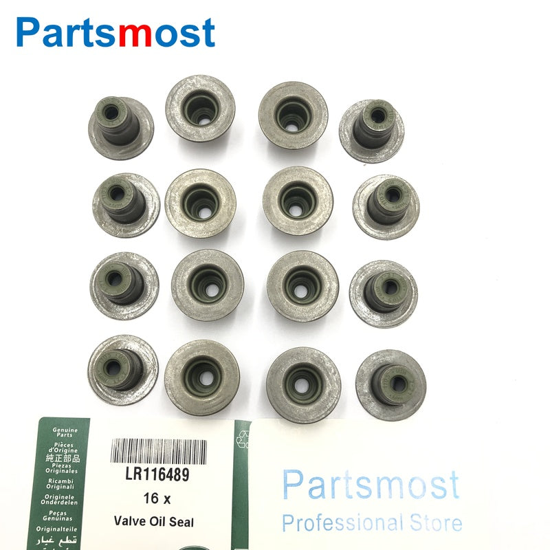 1.5 I3 2.0 3.0 I6 PETROL 16x VALVE STEM SEAL FOR LAND ROVER RANGE ROVER SPORT 14- NEW DISCOVERY SPORT VELAR EVOQUE 19- LR116489