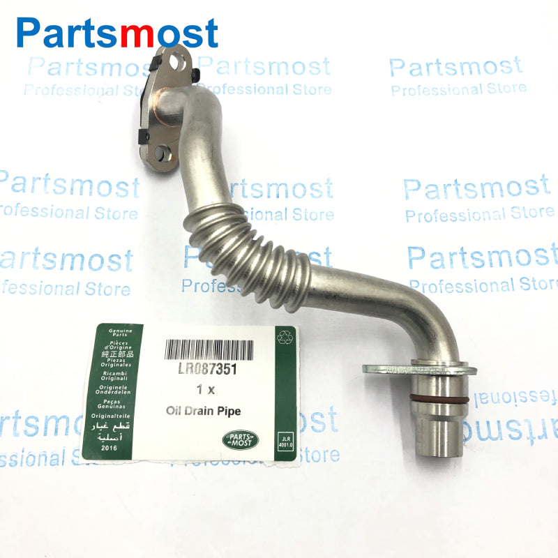 3.0L V6 Modified Turbo Oil Drain Pipe LR087351 or Blanking Plug LR044555 for Range Rover RR Sport Velar Discovery 4 Jaguar XF XJ