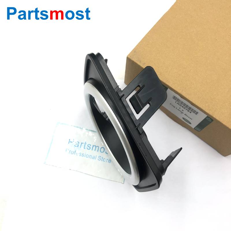 NEW FRONT FOG LIGHT BEZEL SURROUNDS BLACK FOG LAMP COVER FOR LAND ROVER FREELANDER LR2 2006-2014 LEFT LR040783 OR RIGHT LR040784